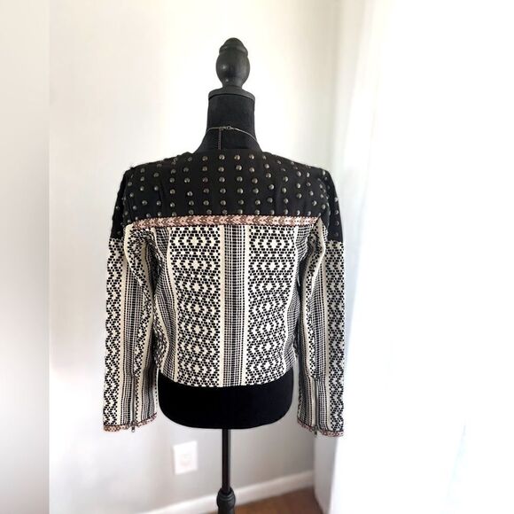 Anthropologie Tularosa Booker Studded Jacket Size S - Picture 6 of 16